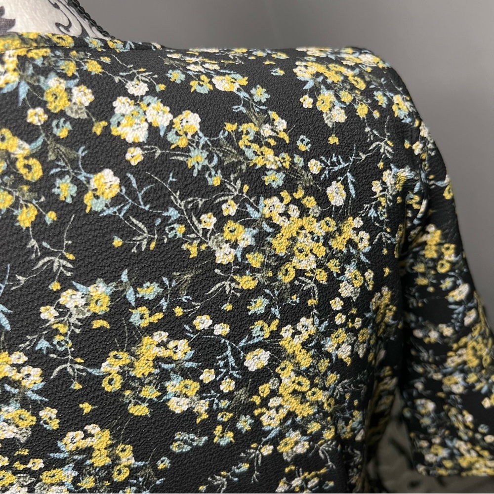 Lulus September Sunset Floral Wrap Maxi Dress Size XS Boho Cottage Core - Picture 14 of 16